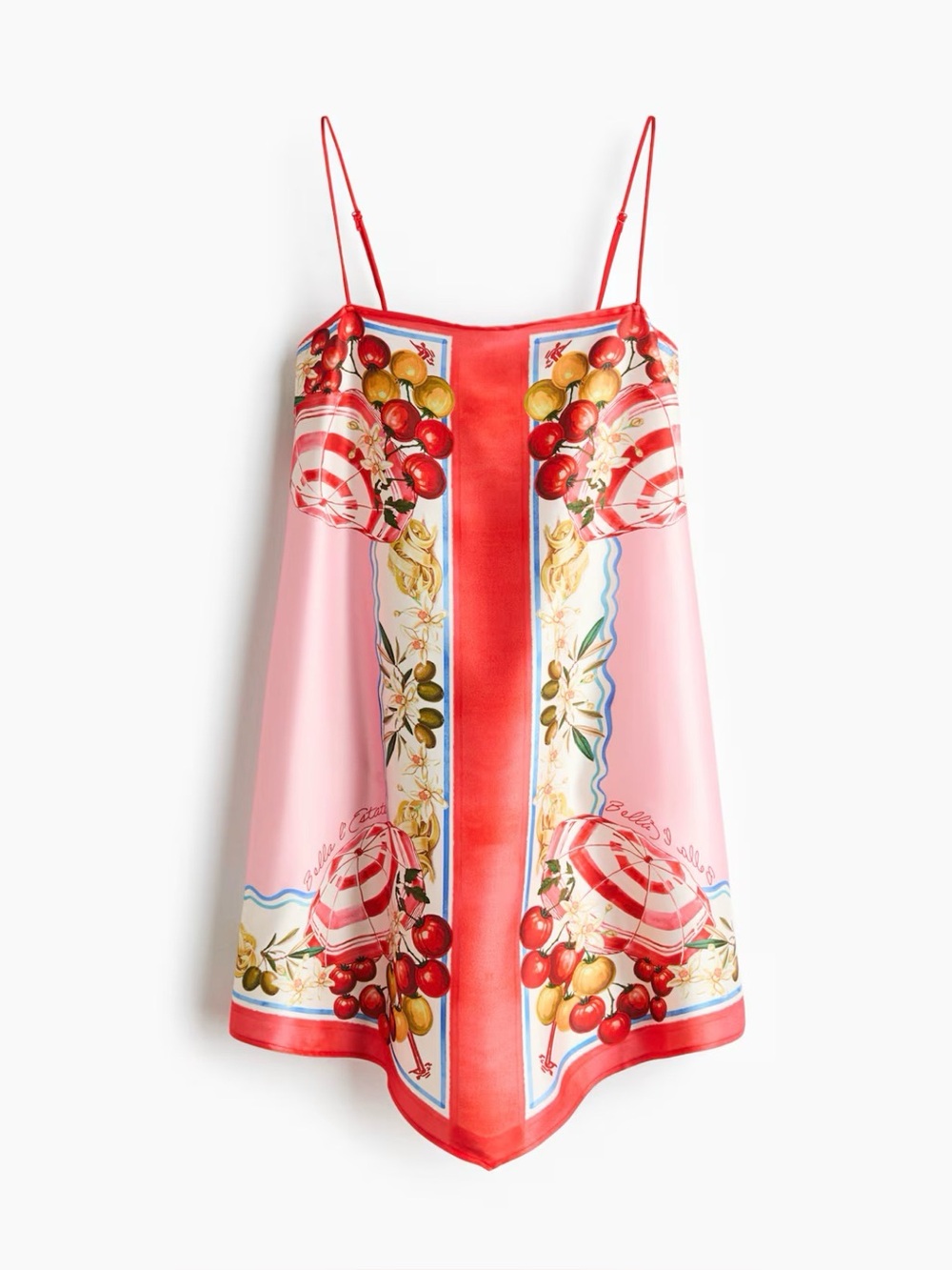 Sold out H&M A Line Strappy printed dress- NWOT Size Medium!